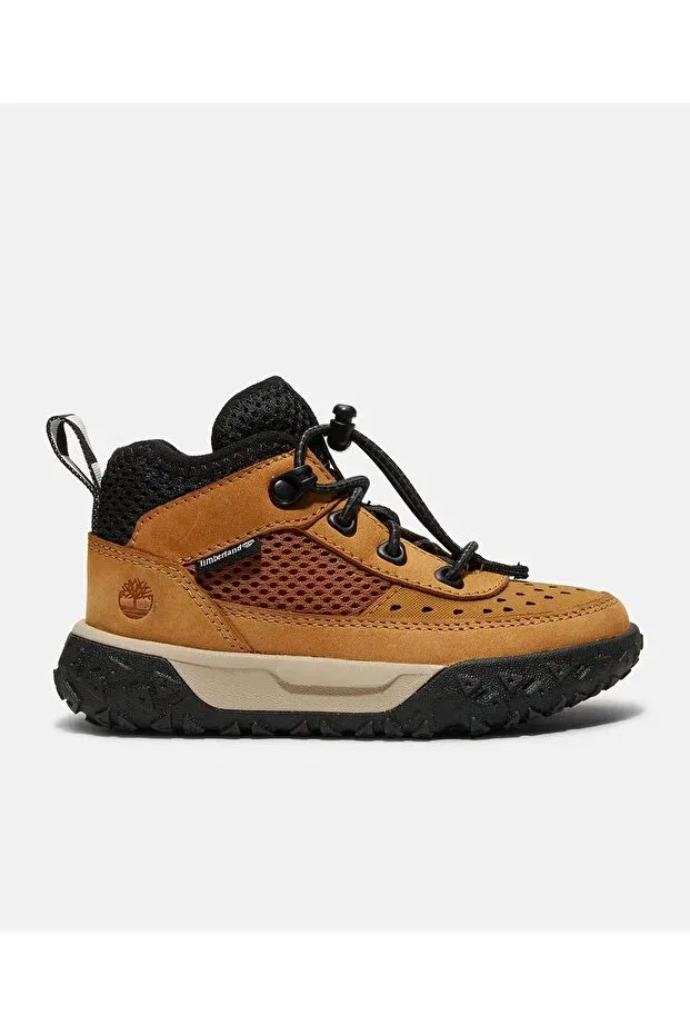 Детские ботинки для девочек на шнуровке Greenstride motion 6 mid Timberland, Orange