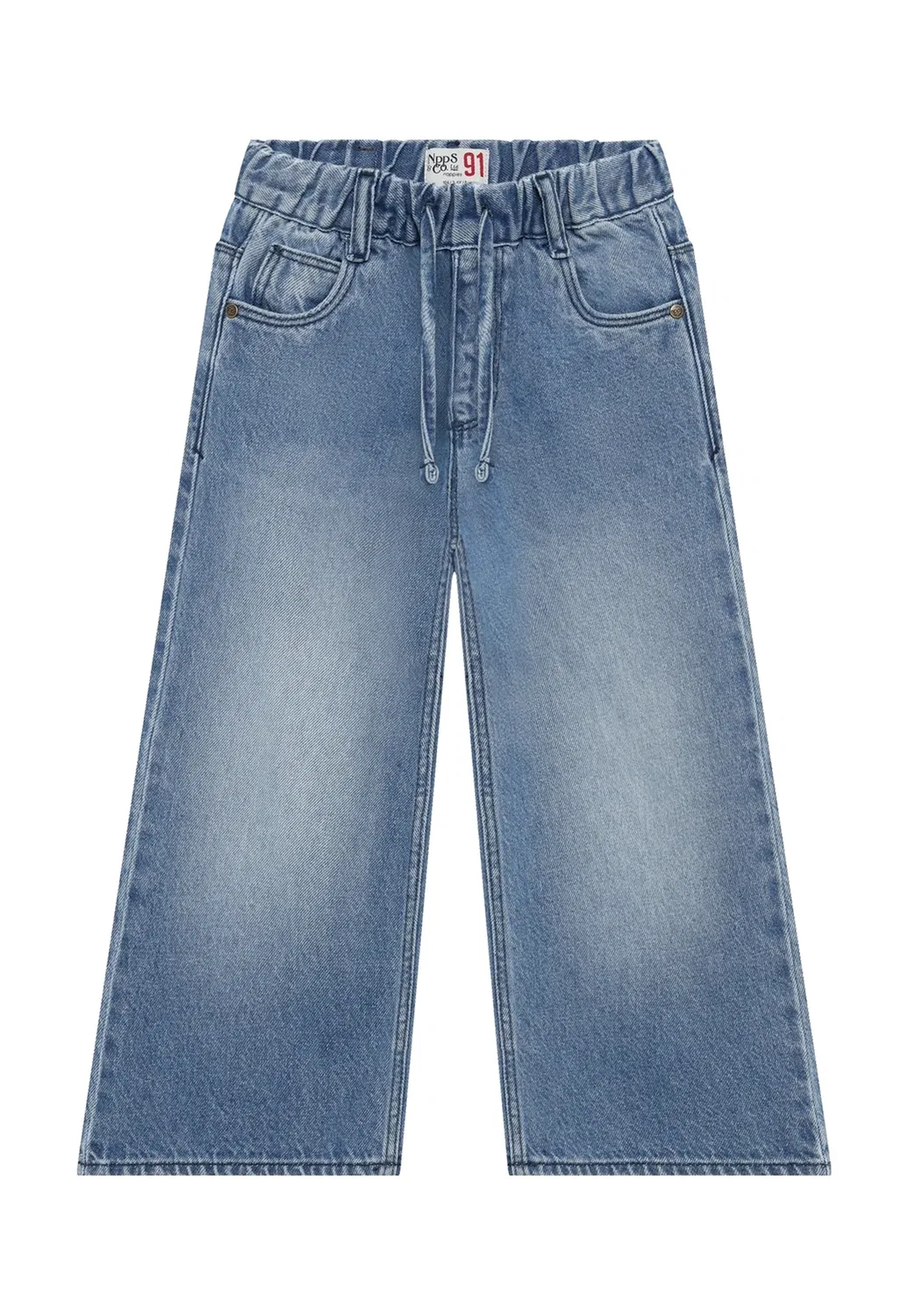 Широкие колготки - расклешенные джинсы Noppies, Washed Blue
