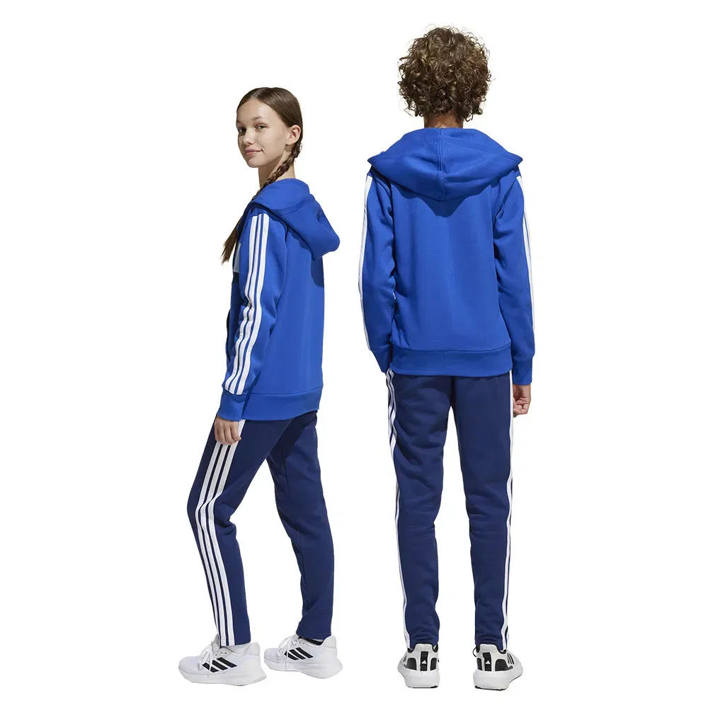 Детский спортивный костюм из футера с принтом Tiberio 3-Stripes Adidas, Blue — фото 2