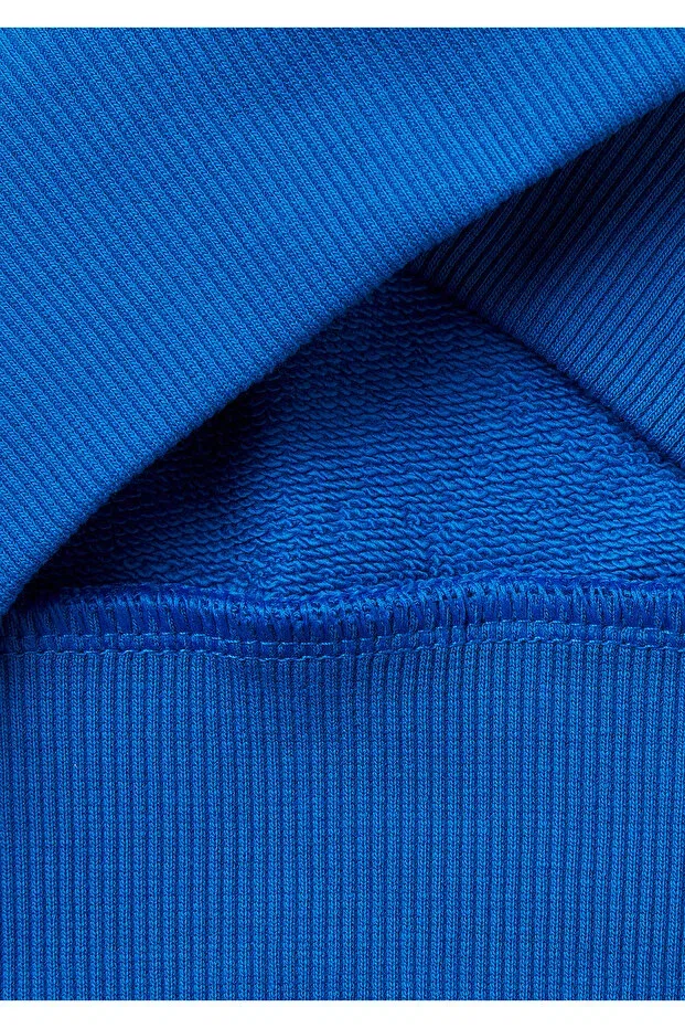 Детское для мальчиков свитшот с принтом United Colors Of Benetton, Blue — фото 3