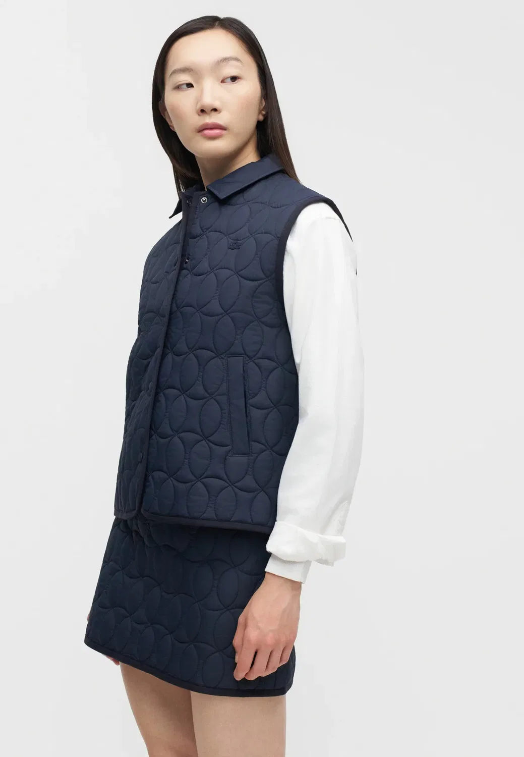 Мини-Юбка Lacoste, Dark Navy Blue — фото 4