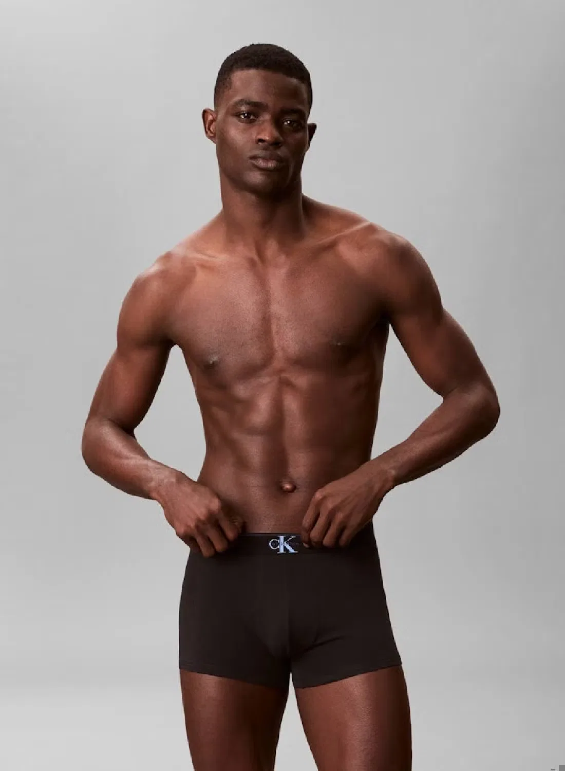 Трусы-боксеры с принтом комплект 3 шт. Graphic Monogram Calvin Klein, черный — фото 2