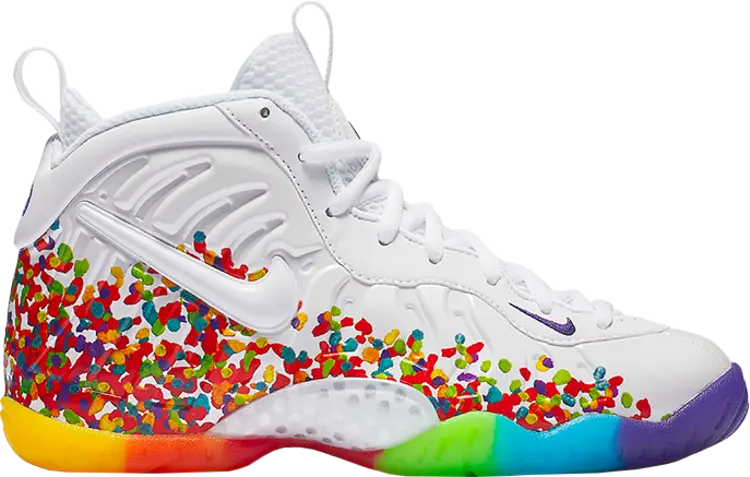 

Кроссовки Nike Little Posite Pro GS 'Fruity Pebbles', белый