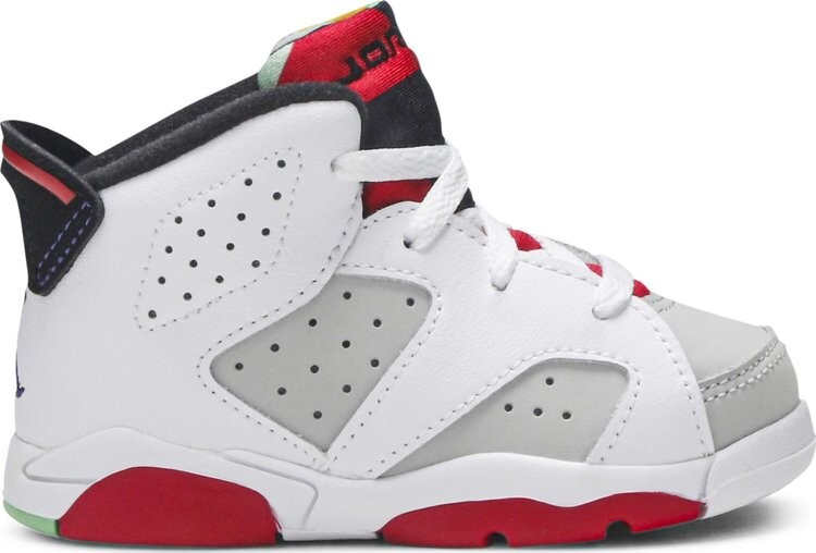 

Кроссовки Air Jordan 6 Retro TD Hare, белый