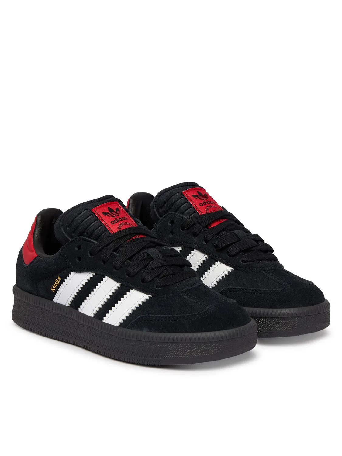 Кроссовки для мальчика Samba Xlg Adidas, черный — фото 2
