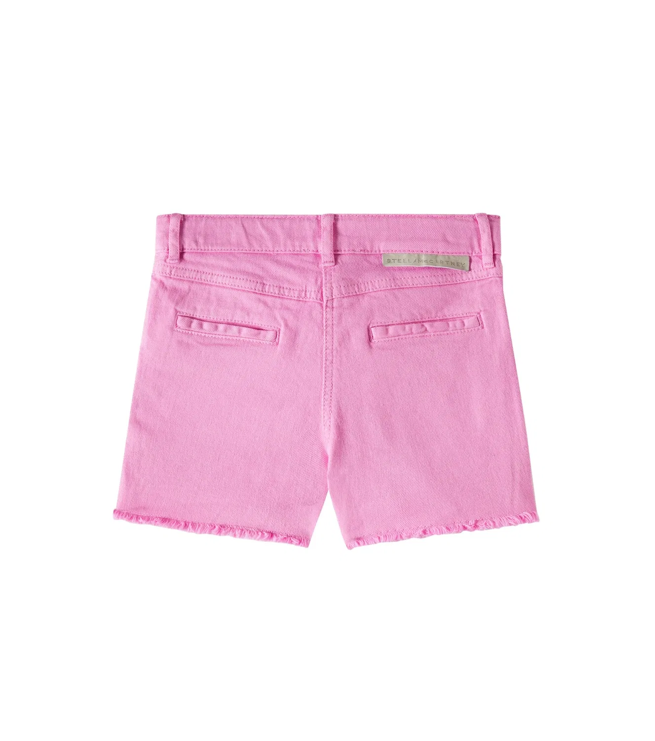 Шорты джинсовые с накладными карманами Donsje Bo Stella Mccartney Kids, розовый — фото 4