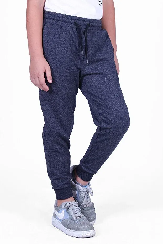 Детские спортивные штаны для мальчиков с принтом Basics Panio Kids, Black-Gray-Smoke — фото 4