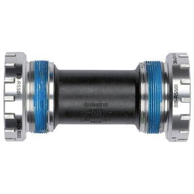 

Корпус каретки Shimano Bb-Rs501 Bsa, черный / черный / серебристый