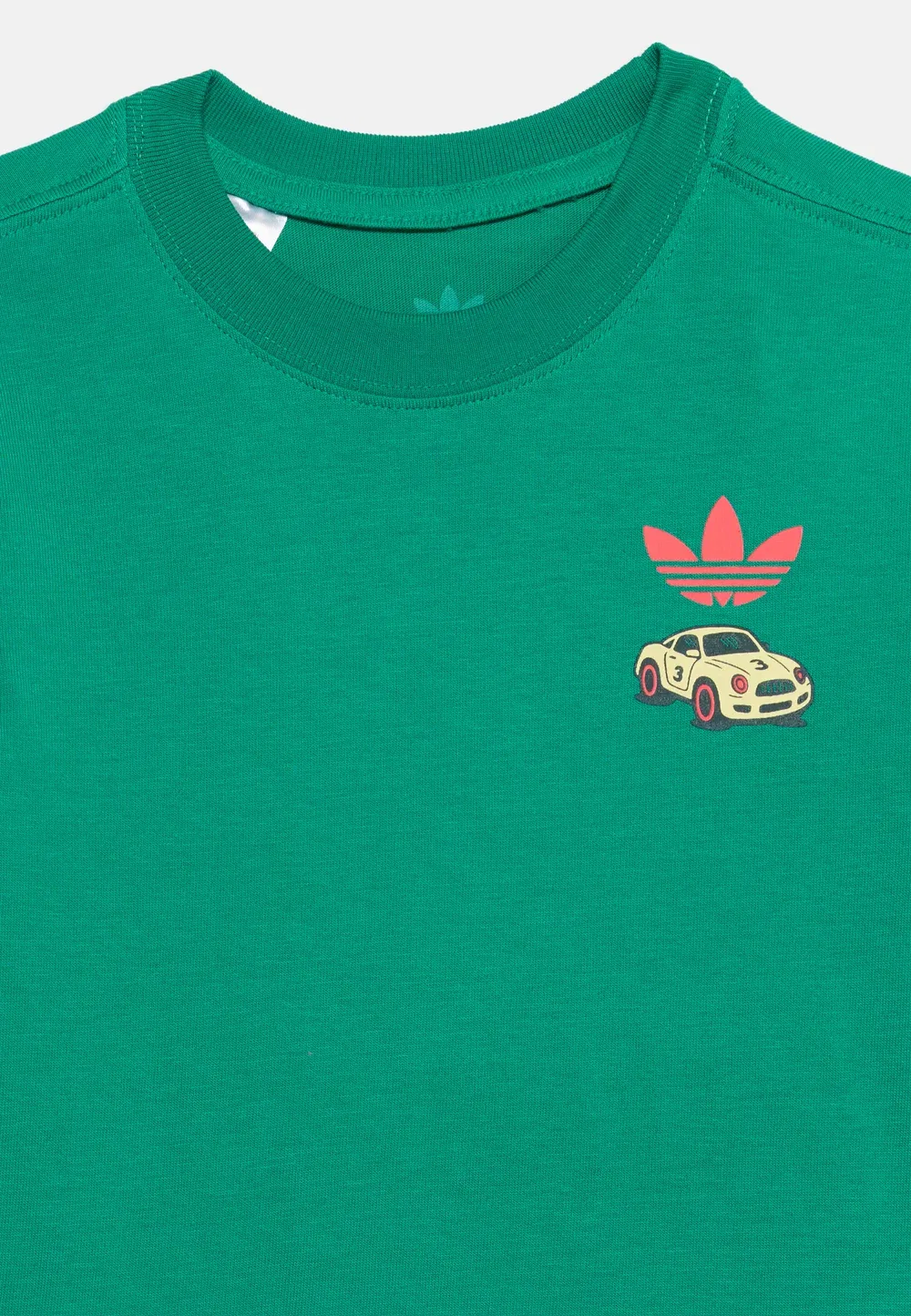 Набор игрушечных машинок унисекс - футболка с принтом Adidas Originals, Court Green — фото 4