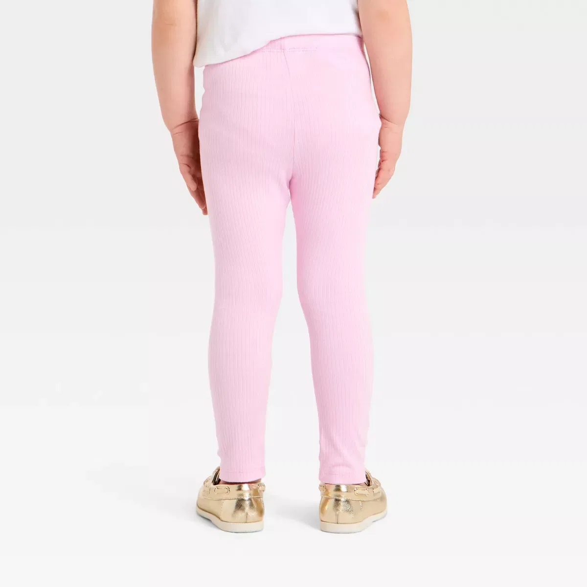 Детские леггинсы для девочек рифленые Cat & Jack, Pink — фото 2