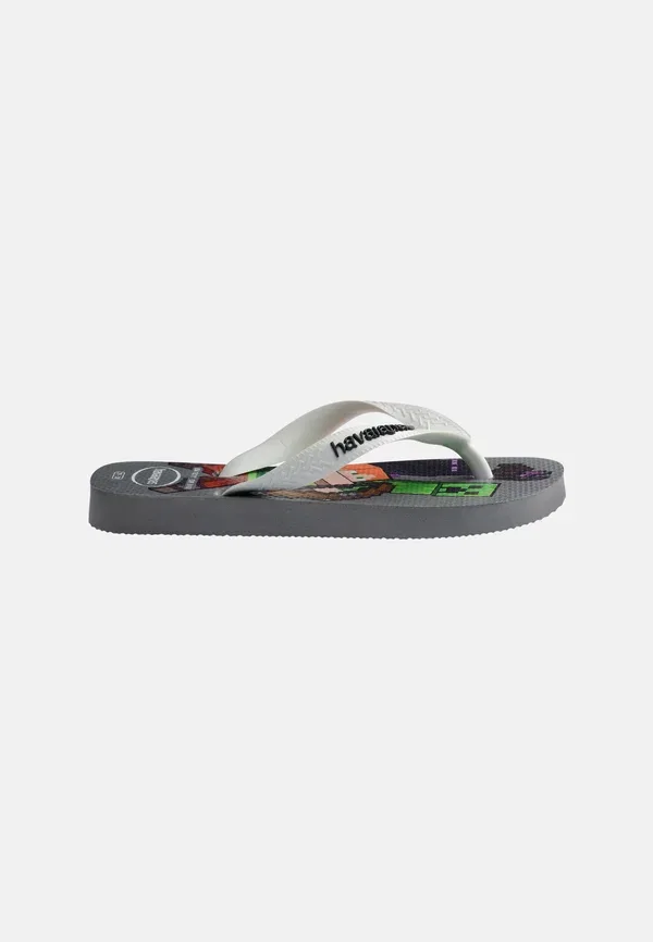 Шлепанцы с принтом Havaianas, белый/серый/стальной — фото 2