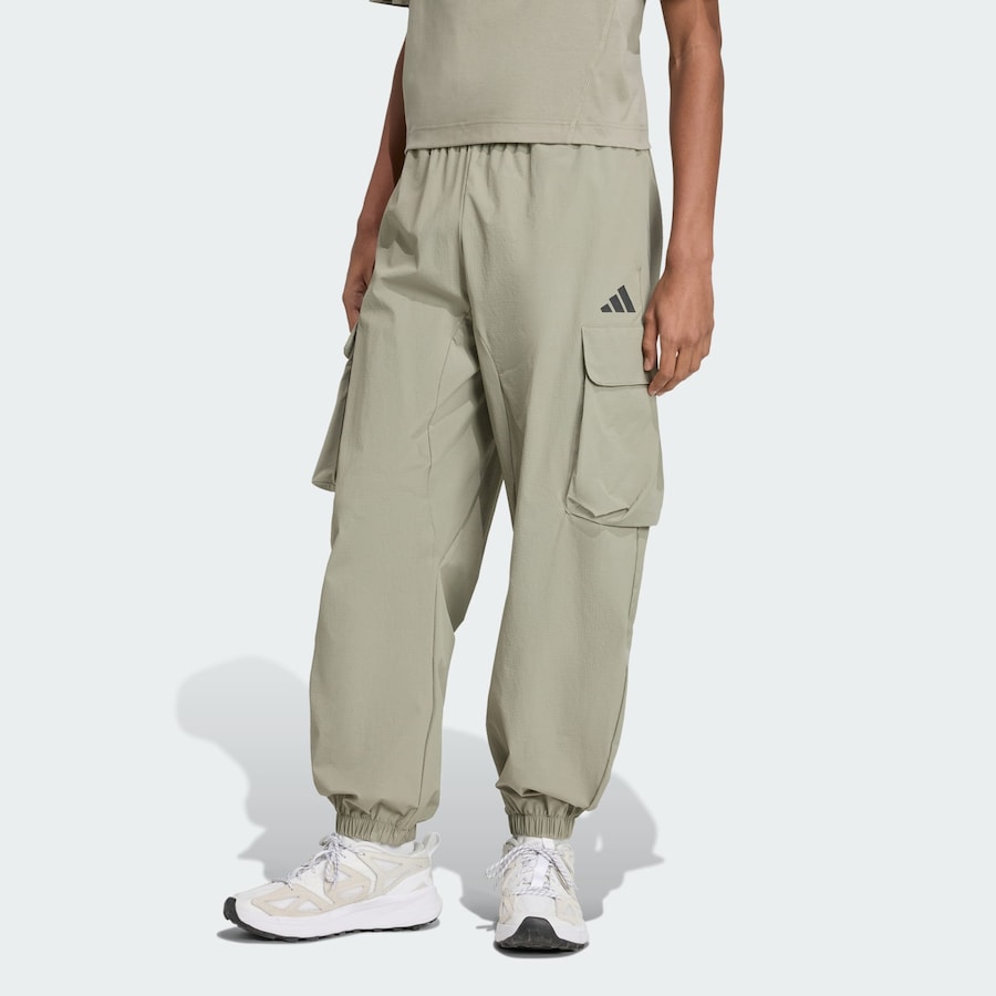 Свободные спортивные брюки ADIDAS SPORTSWEAR City Tech, пастельно-зеленый — фото 2