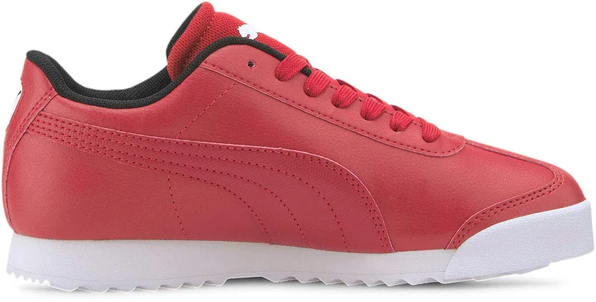 Детские кроссовки для мальчиков без каблука Juniors Sf Roma PUMA, Rosso Corsa PUMA Nero — фото 4