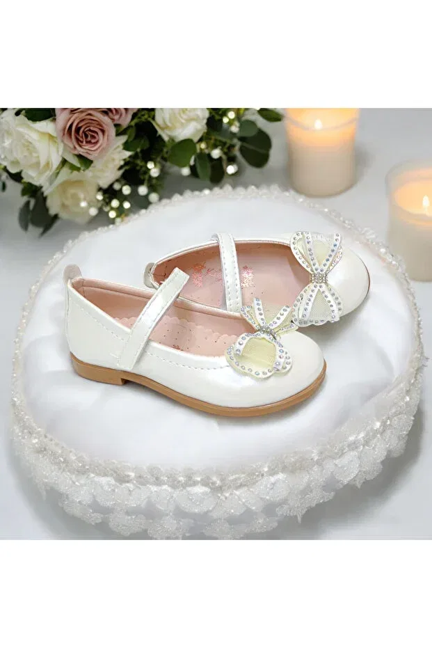 Детские балетки для девочек без каблука Patik Bebe, Nude Color — фото 3