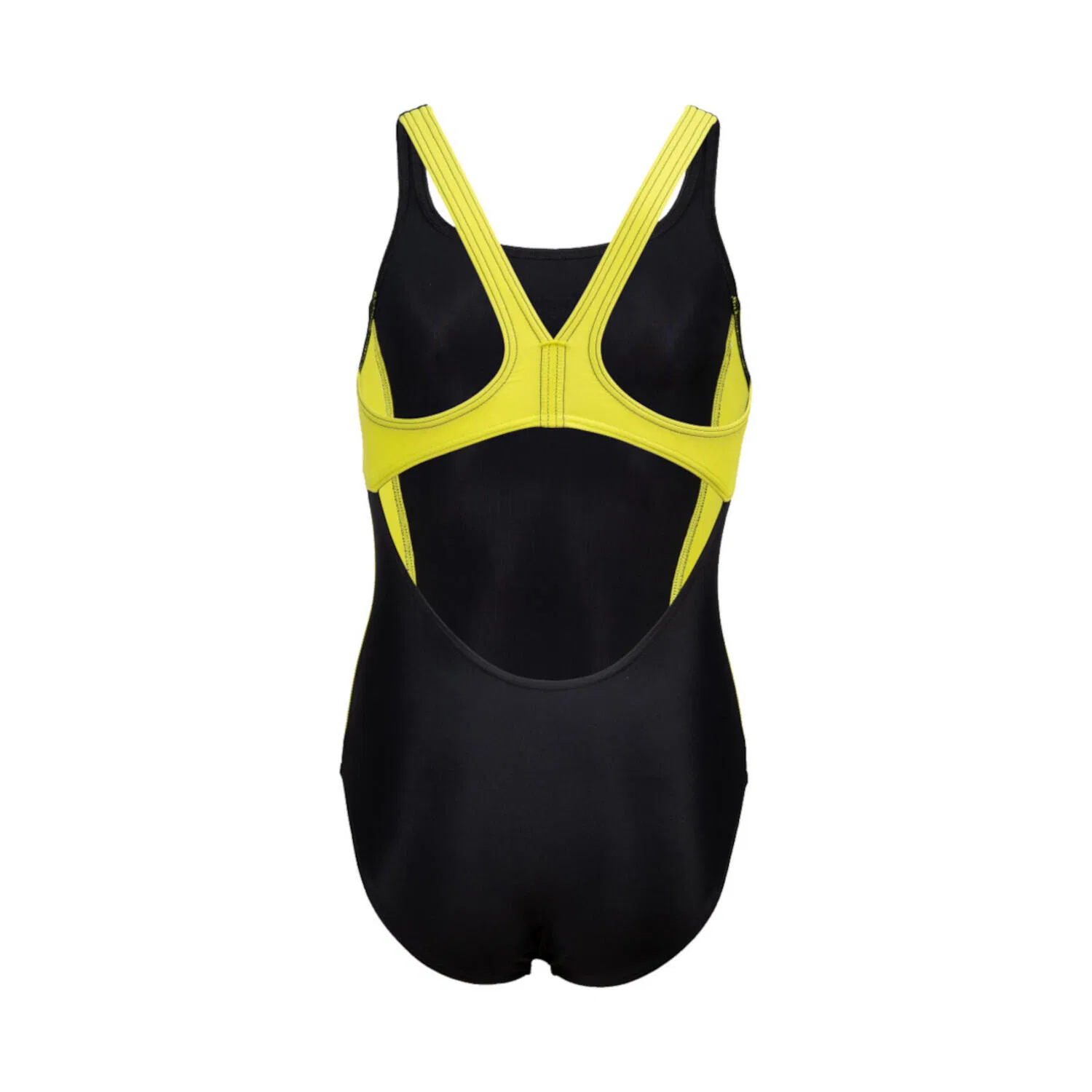 Детский купальник для девочек с открытой спиной Thrice Jr Swim Pro Back One Piece Arena, Schwarz Grun — фото 4