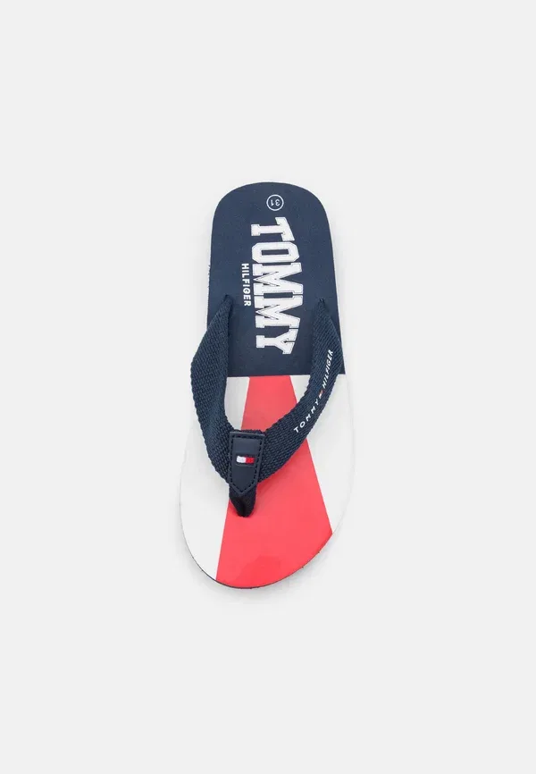 Сандалии из искусственной кожи T-bar sandals Tommy Hilfiger, синий — фото 4