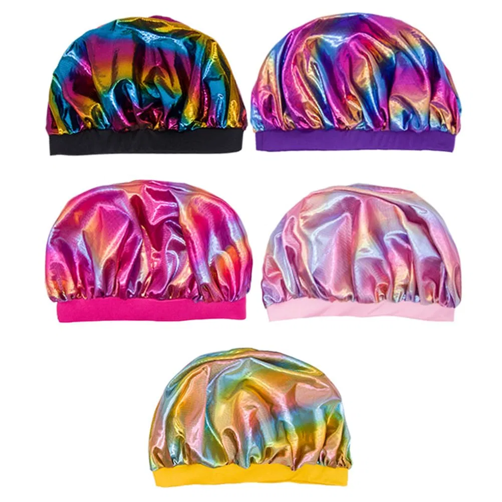Душевые шапочки 5 шт, TIDTALEO, Polyester, мультиколор