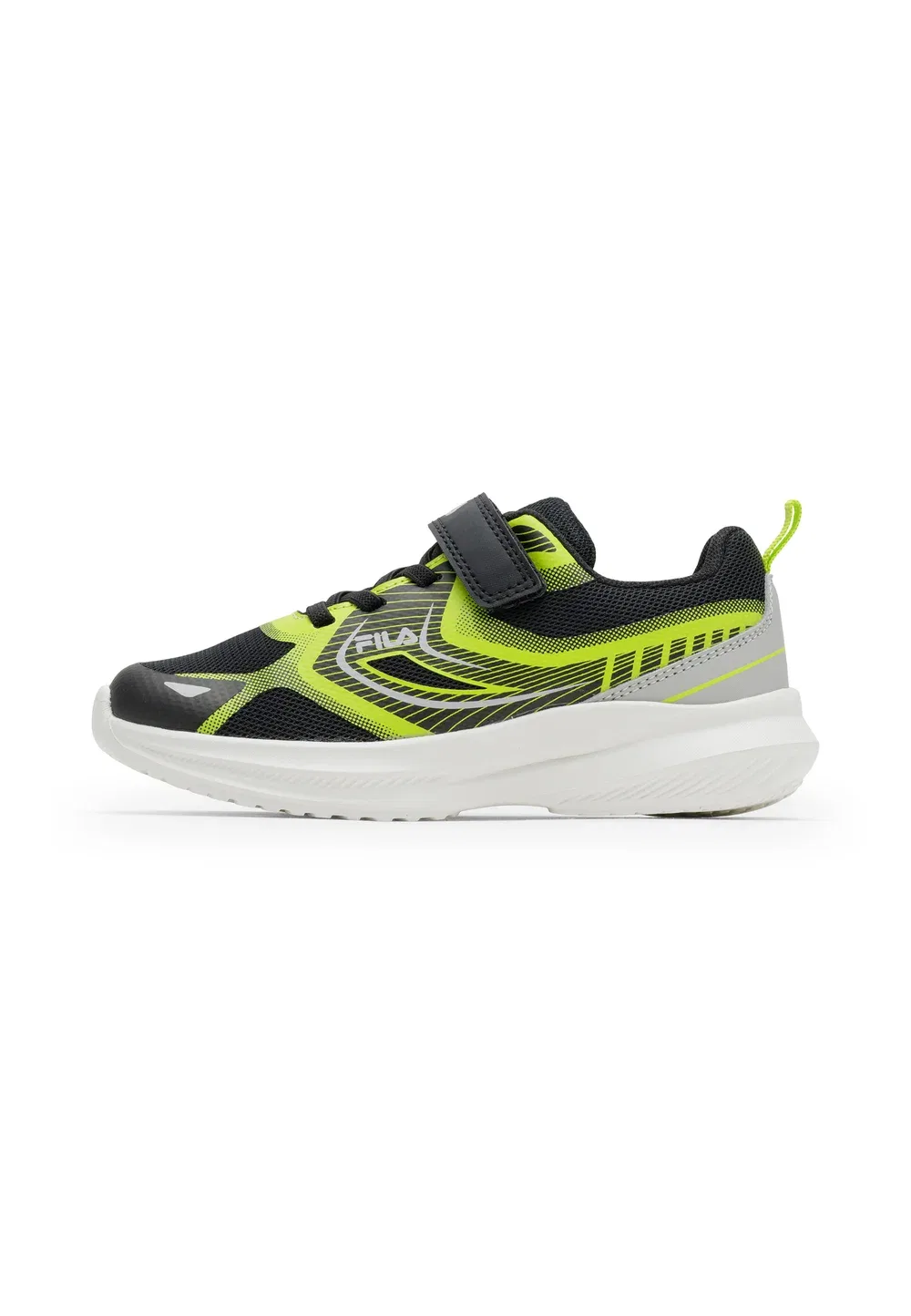 Детские кроссовки Baselock V унисекс Fila, Black-Acid Lime