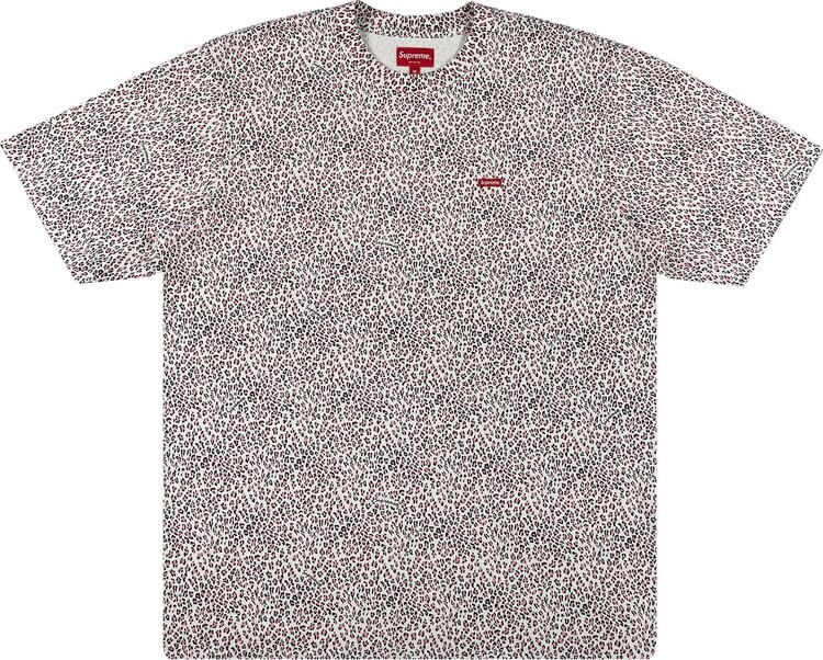 

Футболка Supreme Small Box Tee 'Pink Leopard', розовый