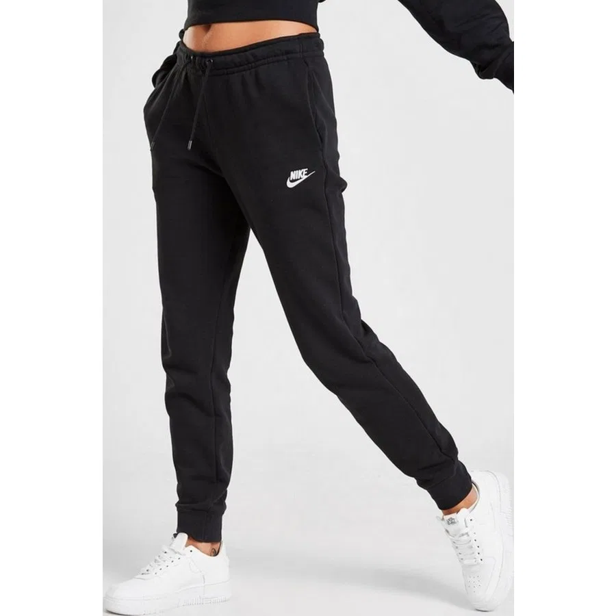 Женские спортивные брюки Nike Sportswear Essential Fleece, Черный — фото 2