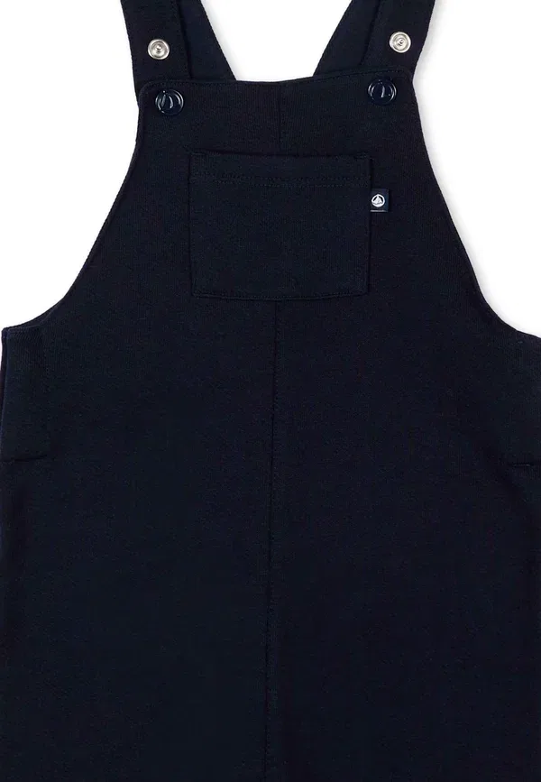Комбинезон хлопковый Salopette unisex Petit Bateau, синий — фото 3