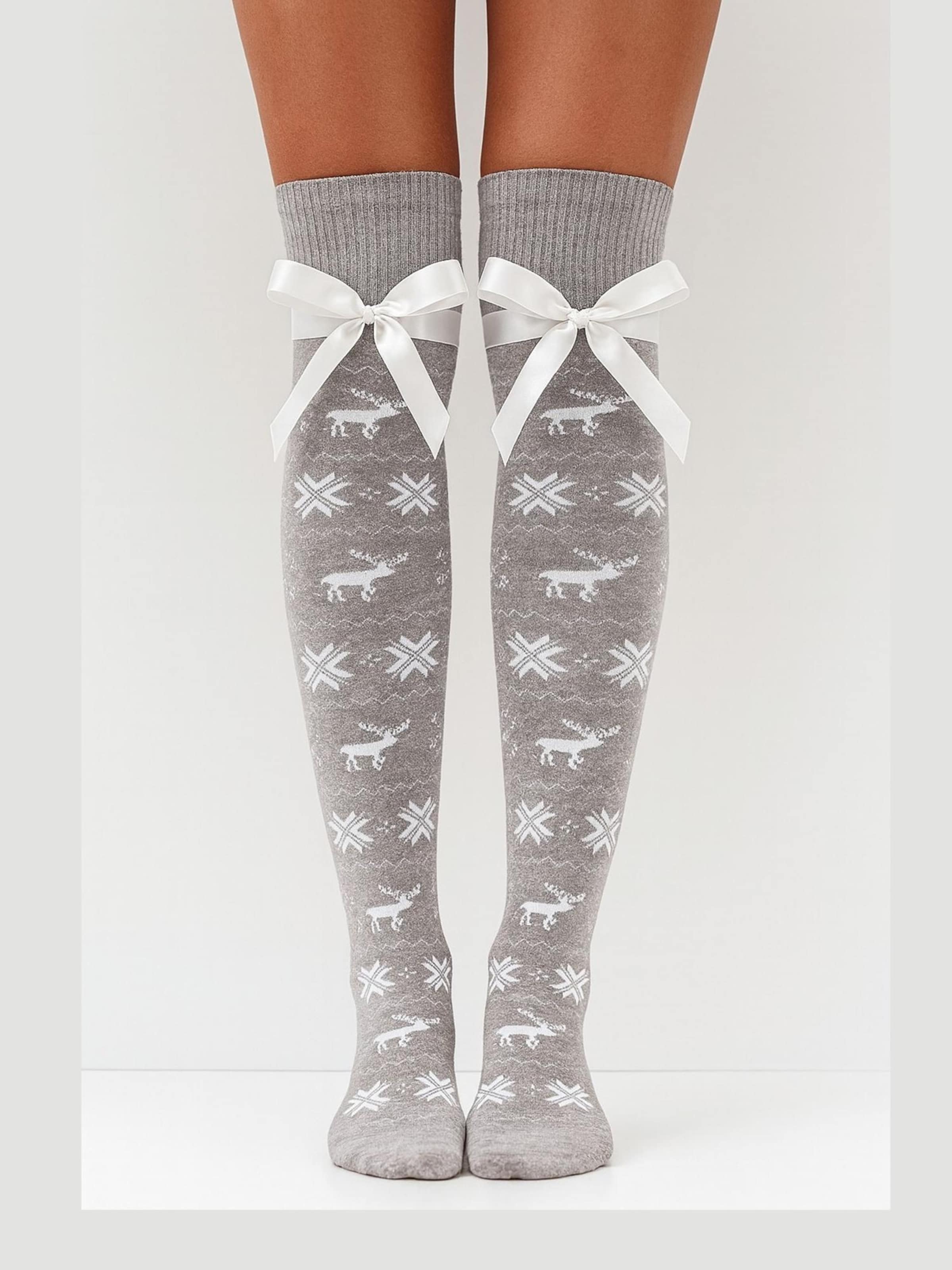 

Lycille Носочки Over the Knee в цвете Grey