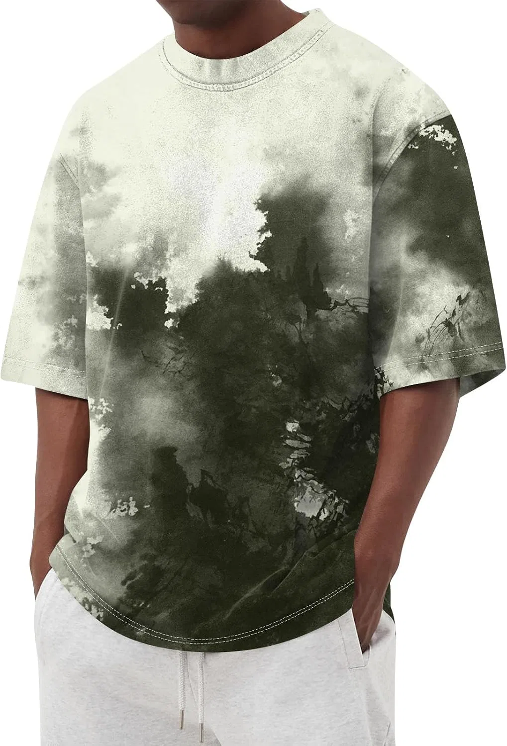 Мужская футболка с коротким рукавом Athletic, Army Green