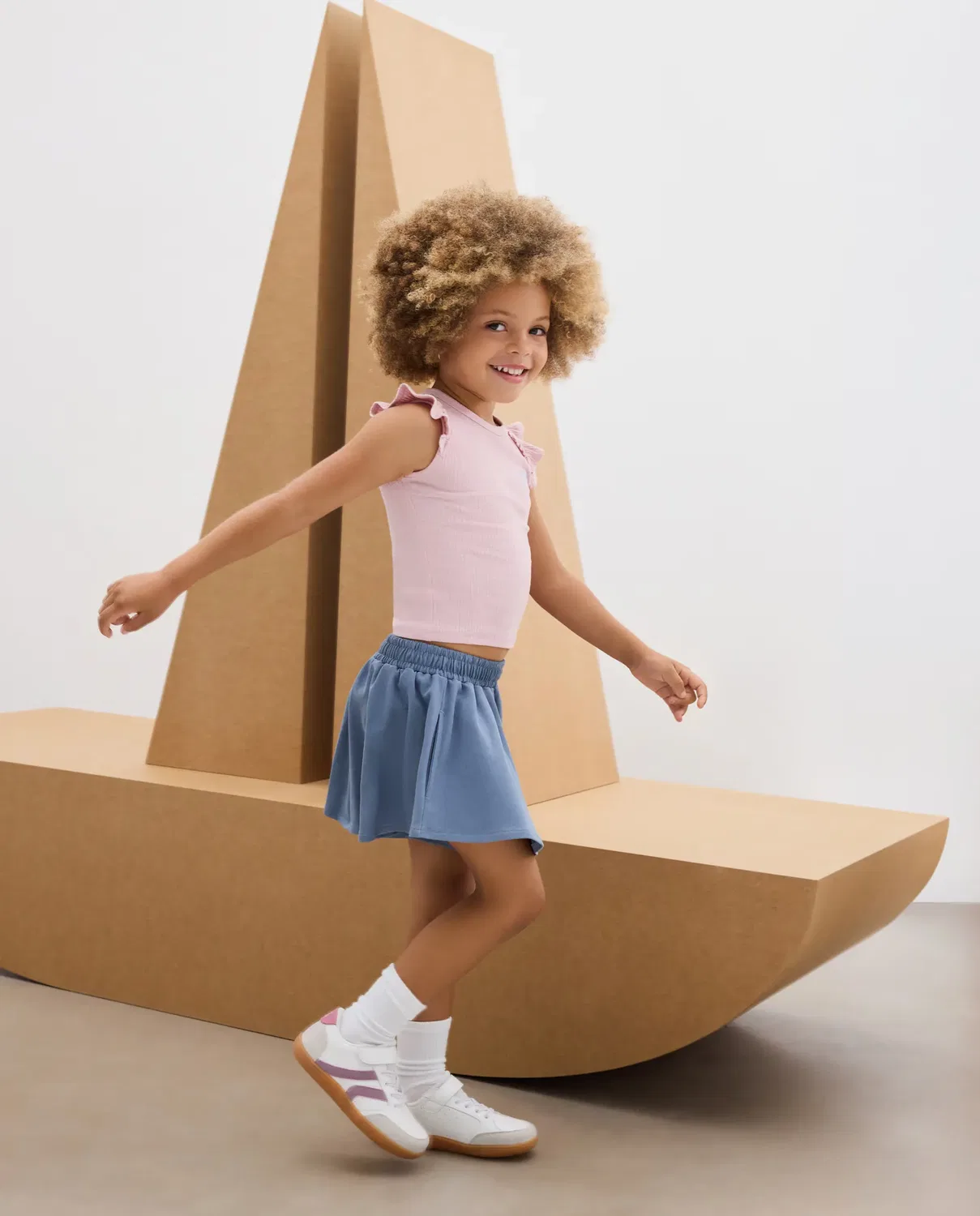 Детские шорты для девочек хлопковые Kids El Corte Inglés, 400 Azul