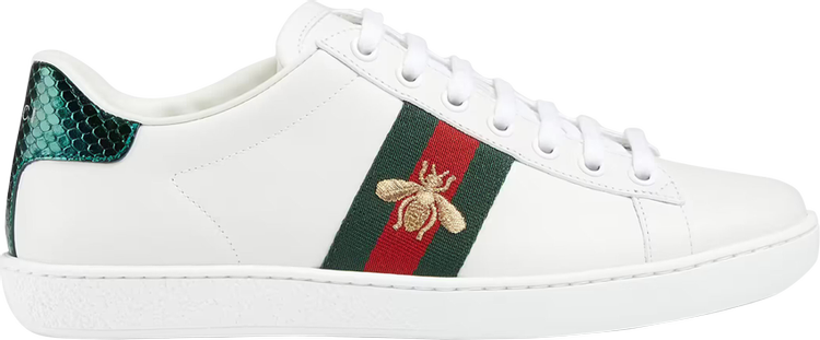 

Кроссовки Gucci Wmns Ace Embroidered Bee, белый