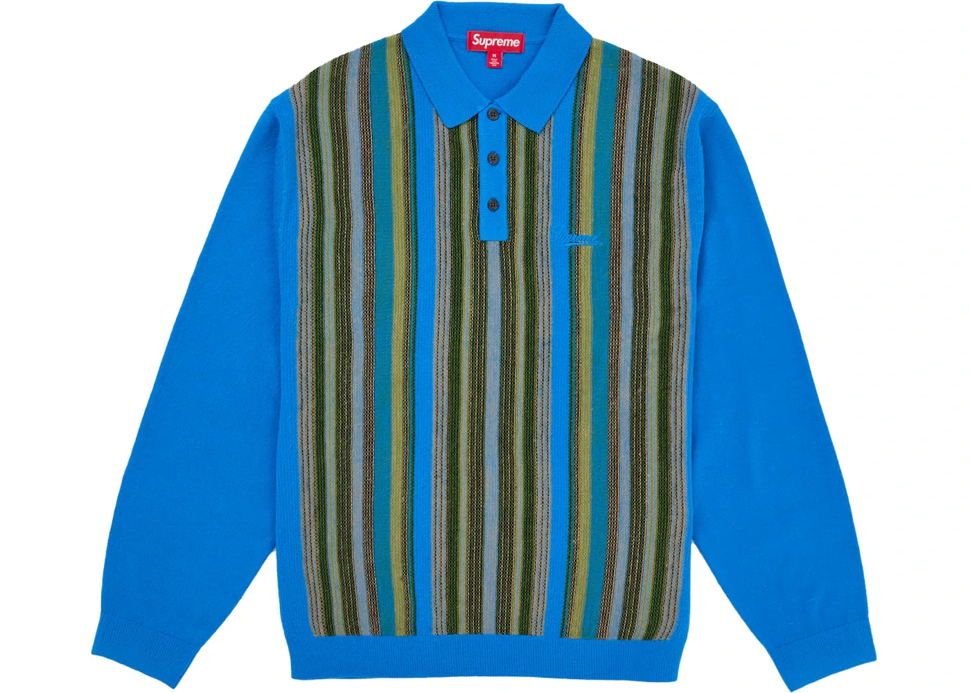 Мужской свитер с полосками Supreme, Blue