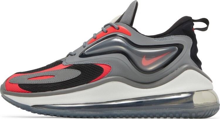 Кроссовки Nike Air Max Zephyr 'Smoke Grey Siren Red', серый — фото 4