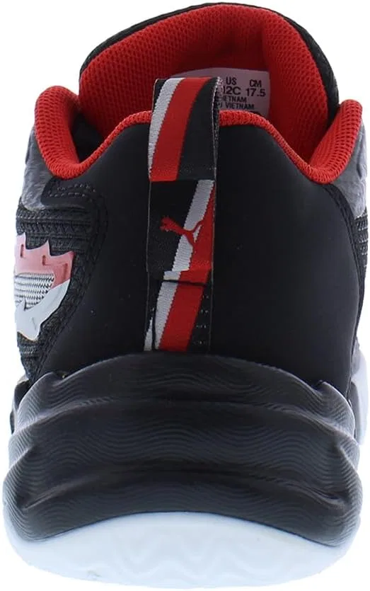 Детские баскетбольные кроссовки для мальчиков Scoot Zeros O.D.D. City PUMA, Black/Red — фото 4