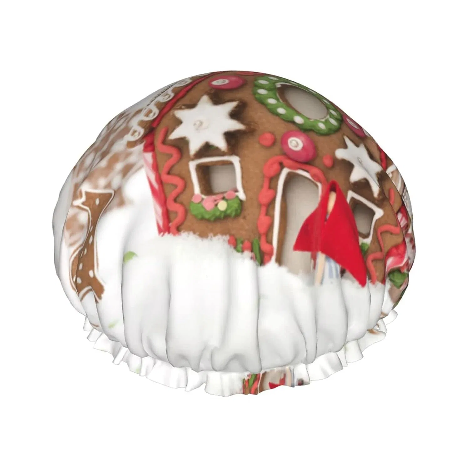 Шапочка для душа с принтом Lebkuchenhaus, VhoMes, многоразовая