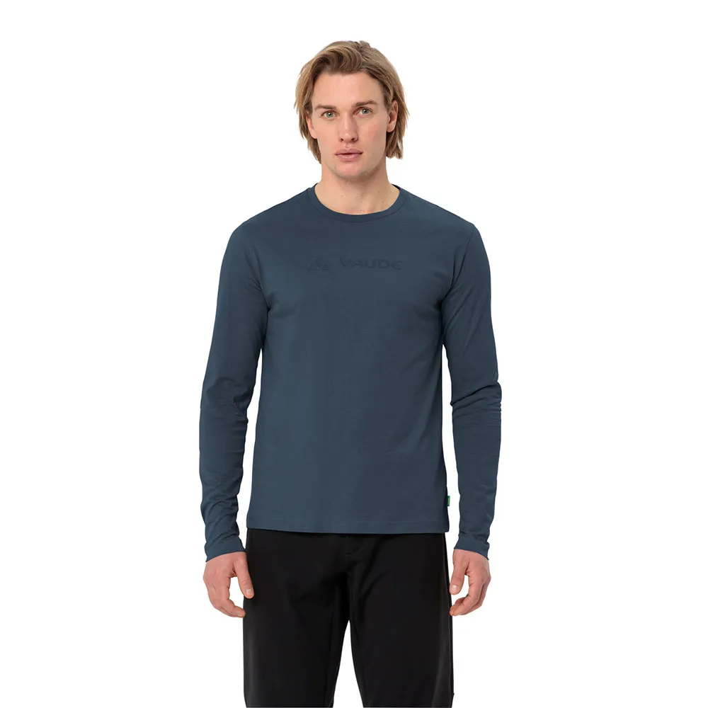 

Футболка VAUDE Logo long sleeve, синий