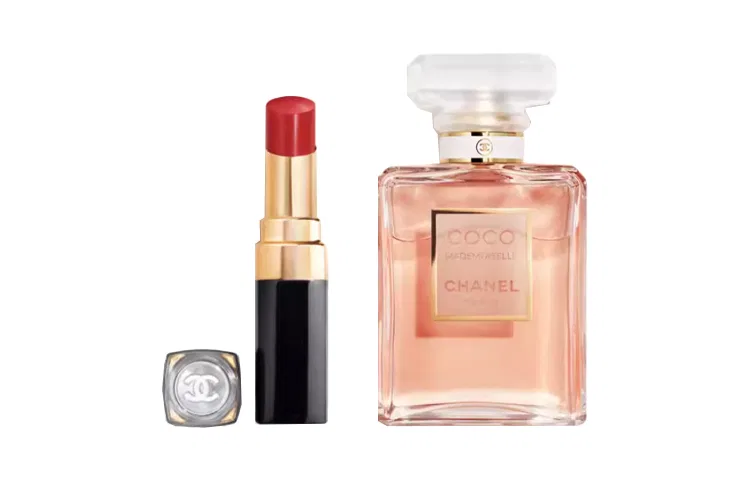Женский парфюмерный набор Miss Cocoa Perfume + Glitter Lip Balm, CHANEL, Black — фото 3