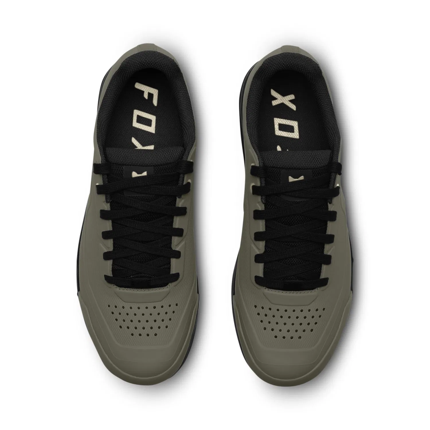 Детские туфли для мальчиков повседневные Fox Union Flat Shoes Mocha Fox Racing, Olive — фото 4