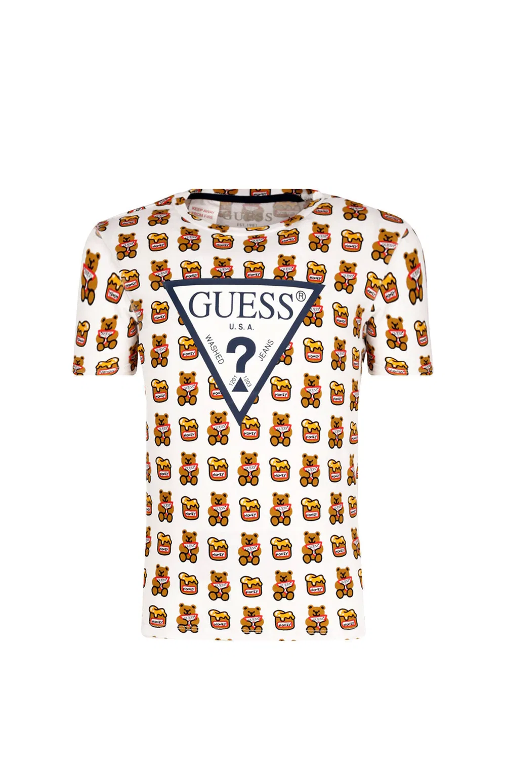 Футболка с круглым вырезом Guess, Bianco