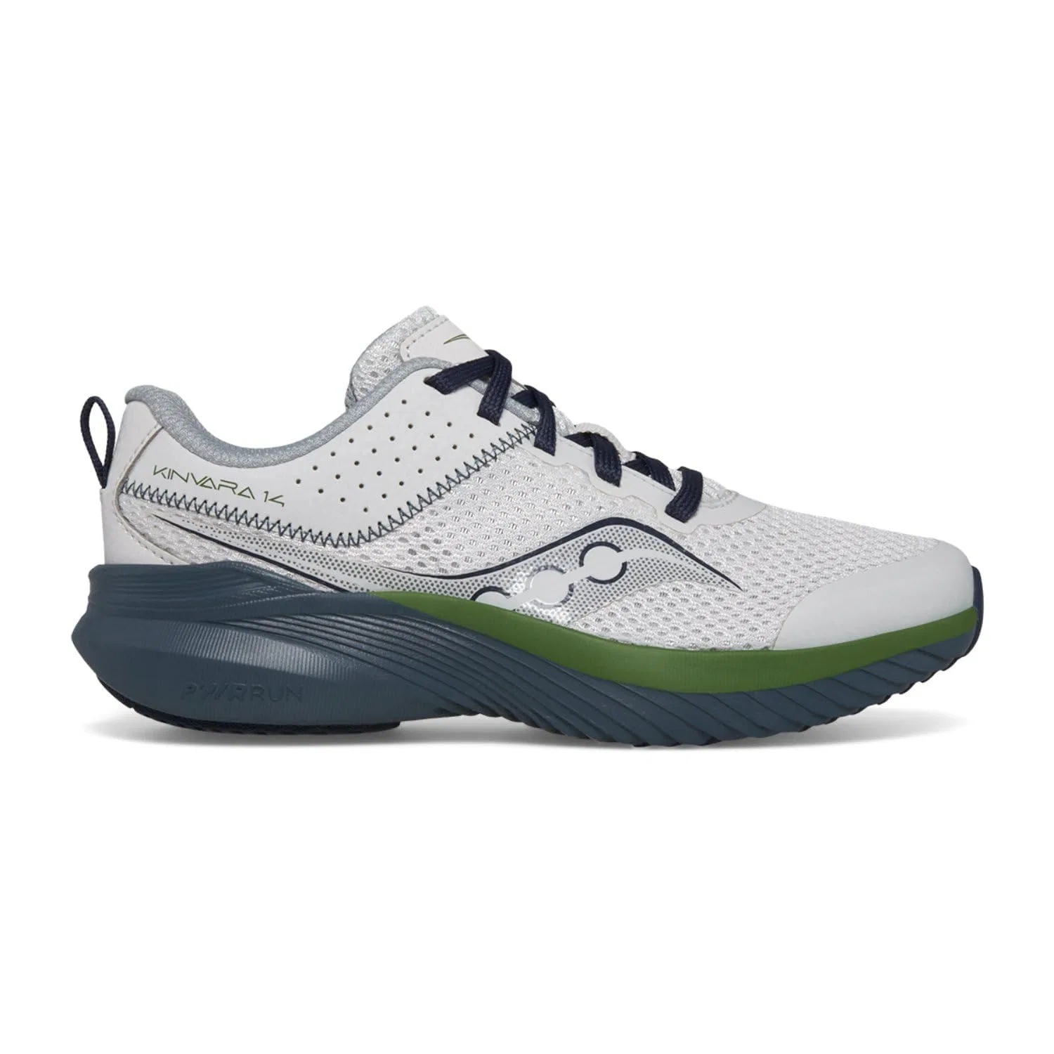 Детские кроссовки для мальчиков Saucony Kinvara 14, Grey Blue Green — фото 4