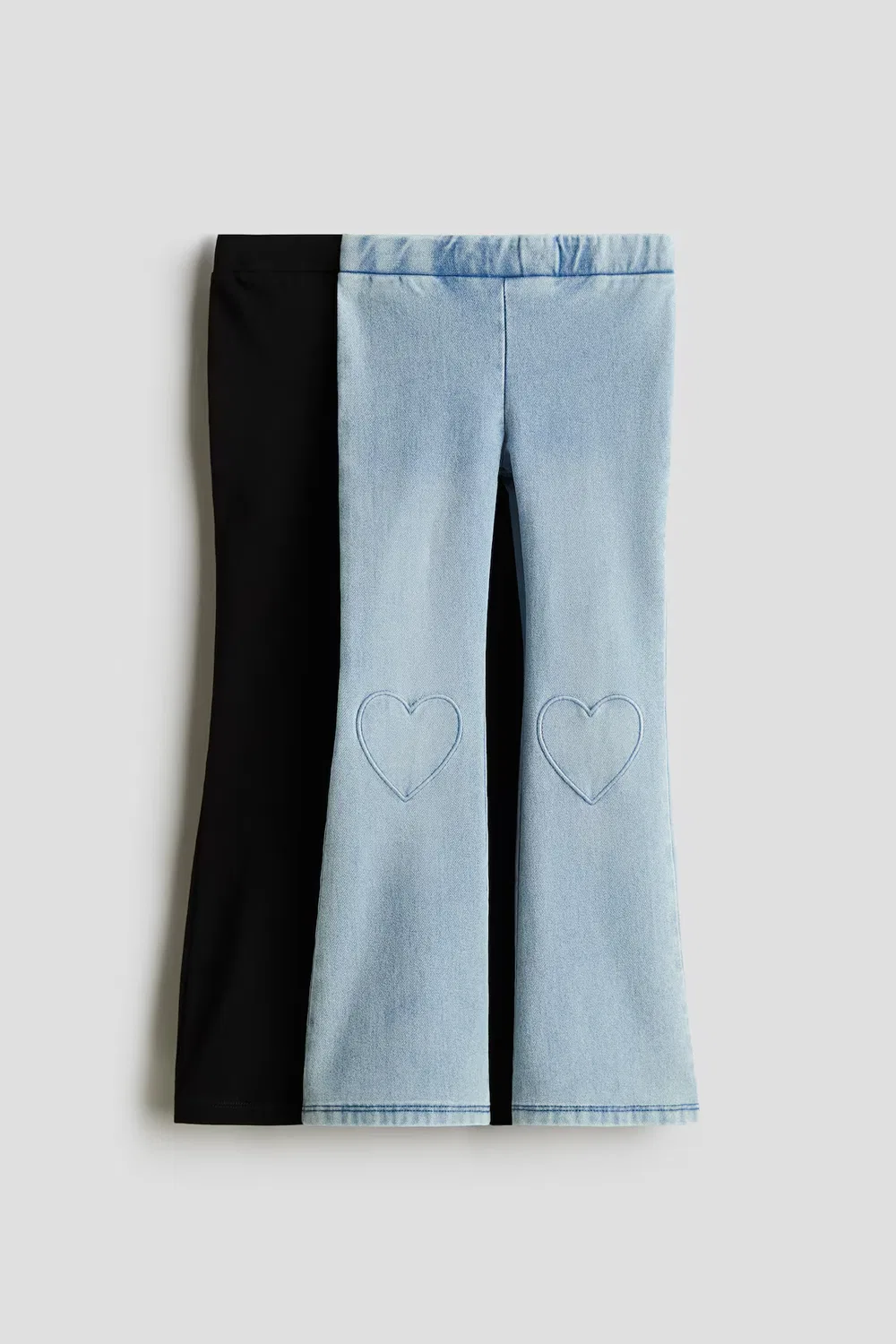 Набор из 2 джеггинсов H&M, Schwarz/Helles Denimblau