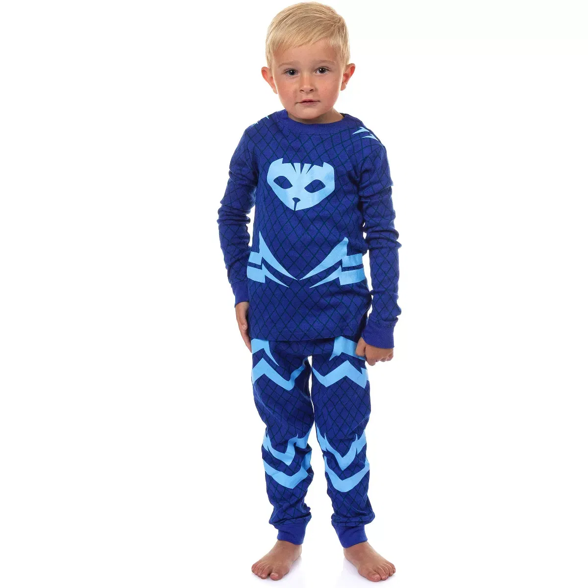 Детский комплект пижам с длинным рукавом Catboy PJ Masks, Синий
