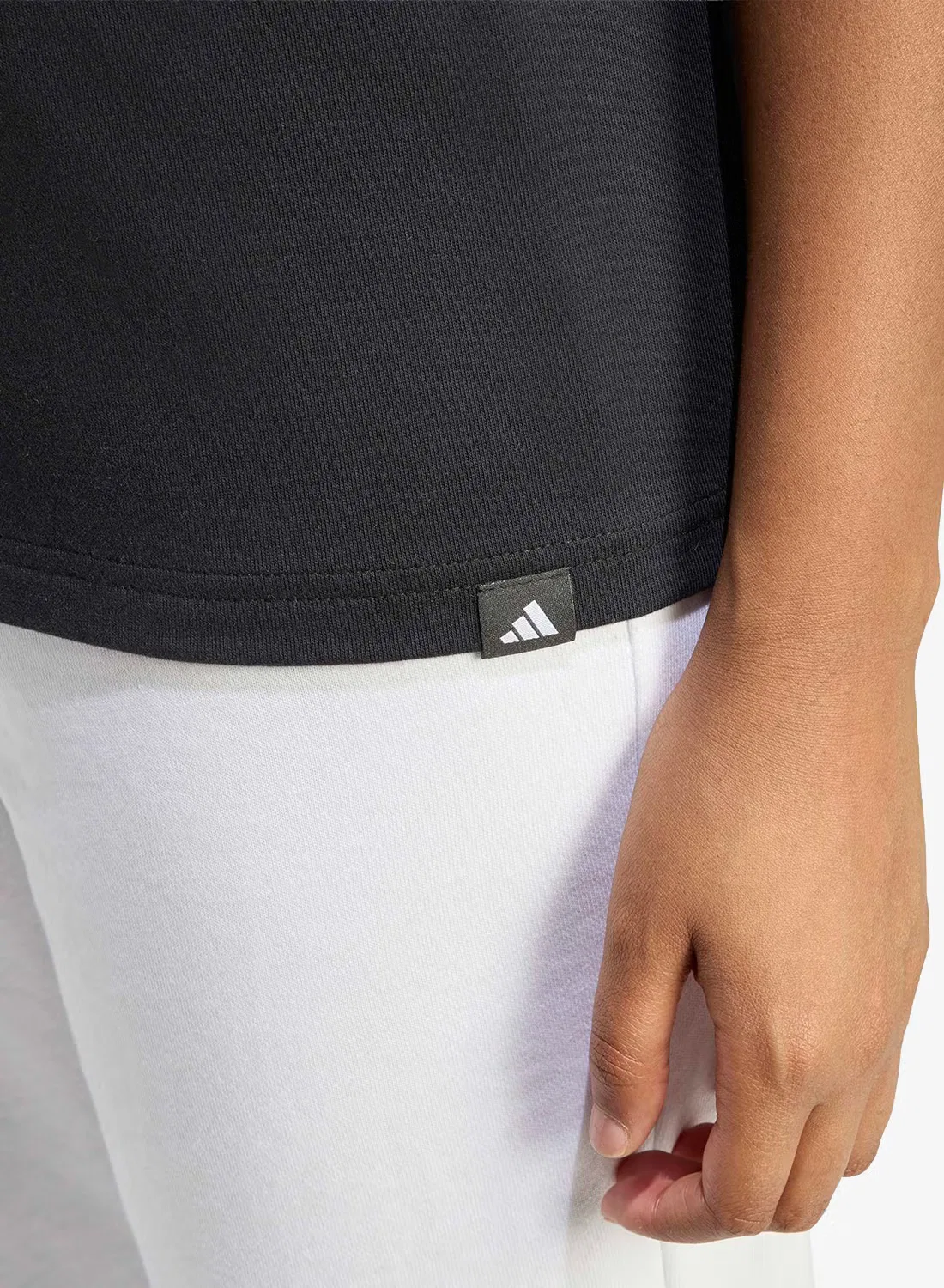 Футболка с принтом Collegiate Adidas, черный — фото 4