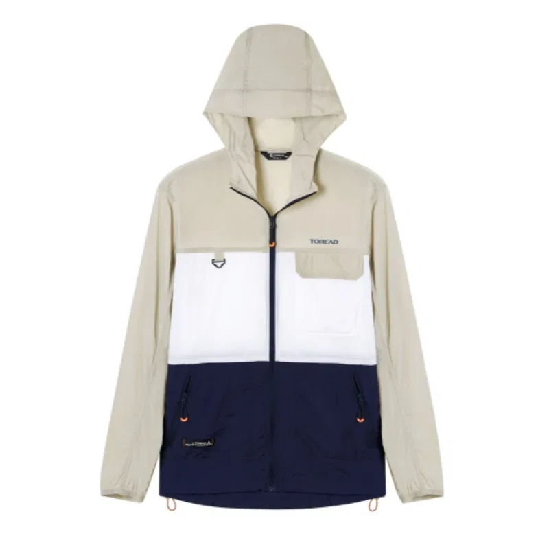 Детская ветровка с защитой от солнца, легкая и дышащая, TOREAD, Navy Blue White