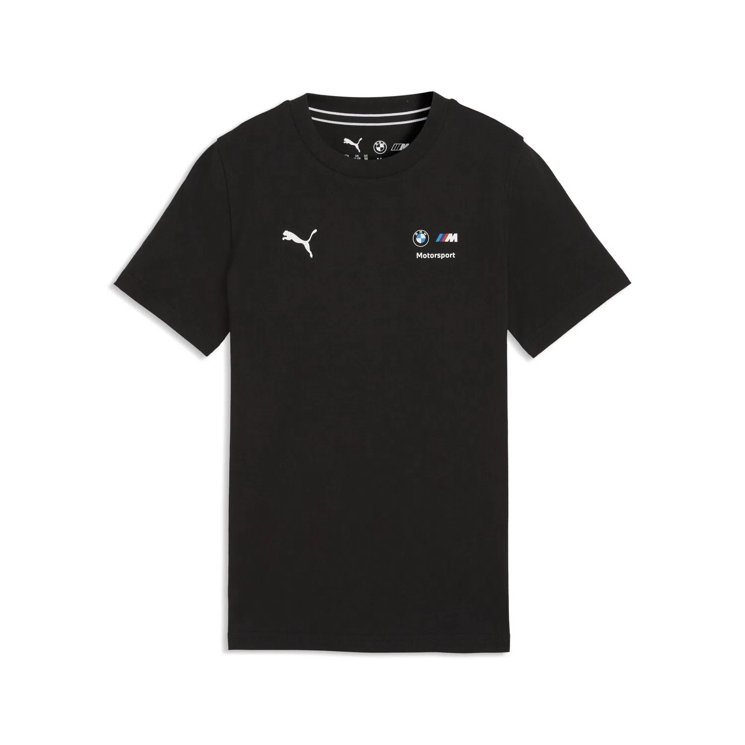 Детская футболка с коротким рукавом BMW M MOTORSPORT Essentials Puma, Schwarz
