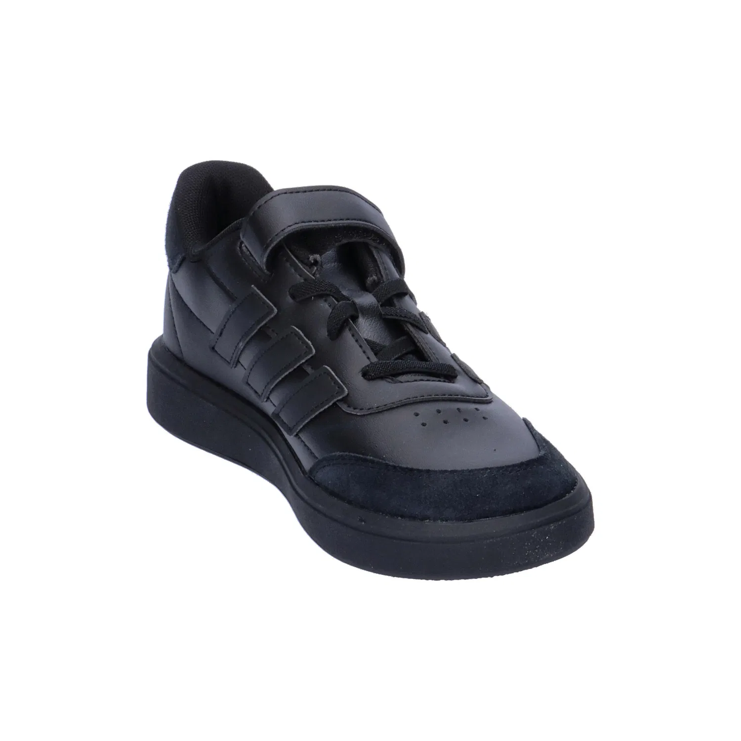 Детские кроссовки с липучкой COURTBLOCK EL C Adidas, Schwarz — фото 2