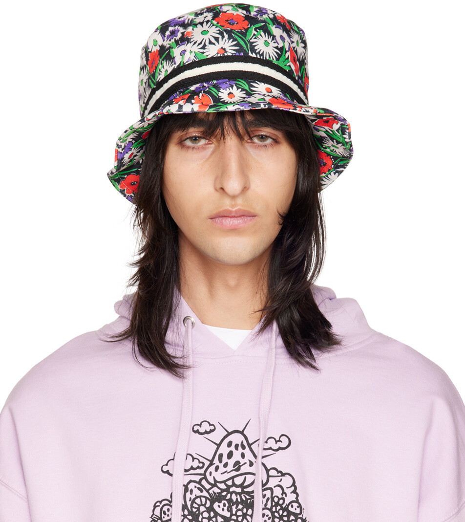 

Эксклюзивная панама SSENSE с разноцветными ромашками Anna Sui
