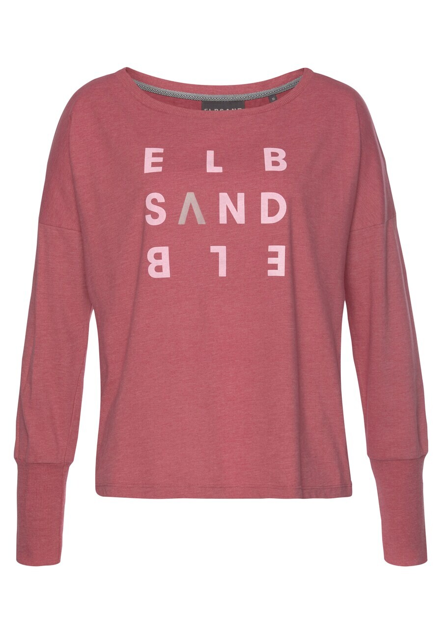 

Лонгслив Elbsand, розовый