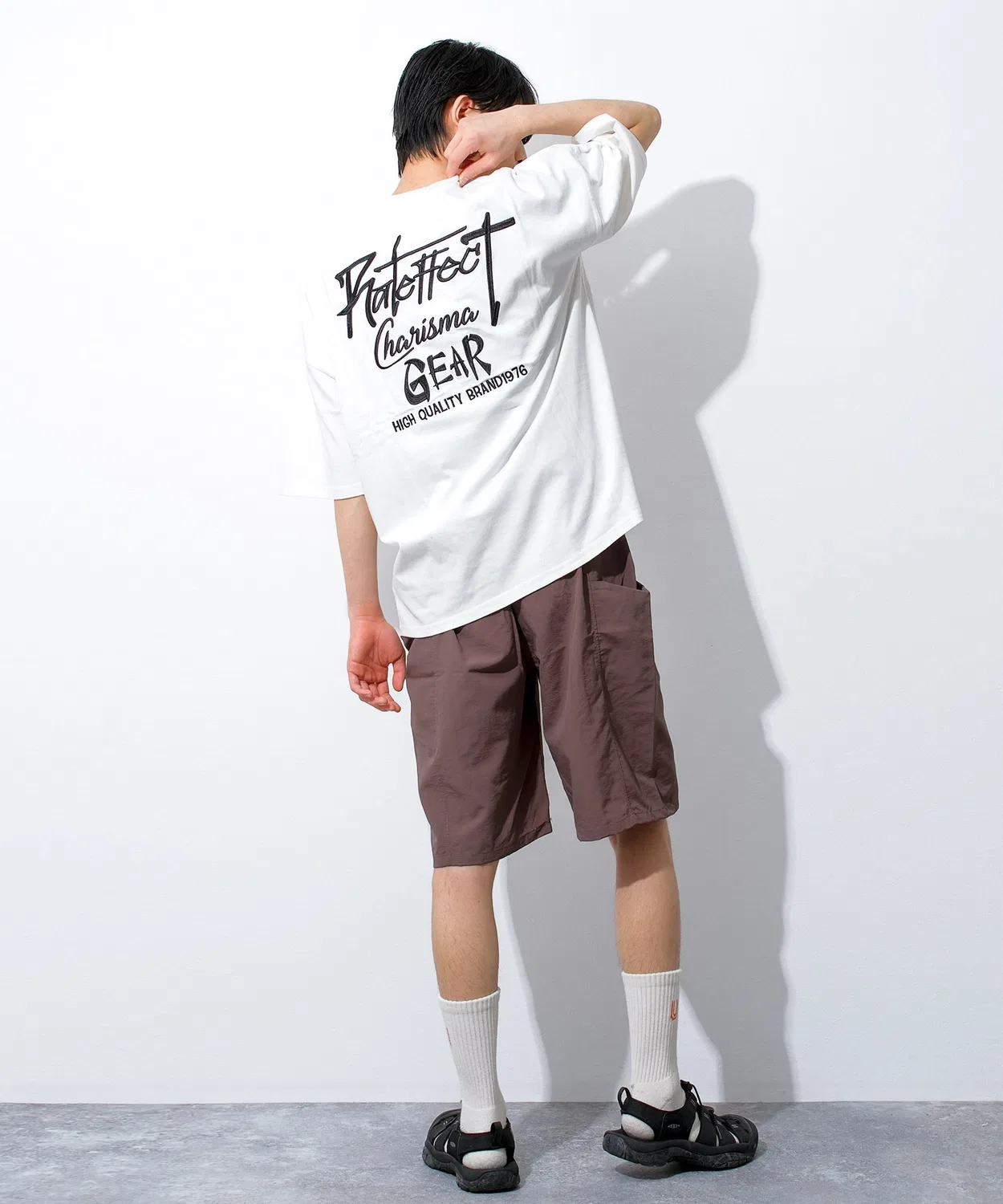 Детская футболка с принтом, модель STREET RAT EFFECT, Khaki — фото 4