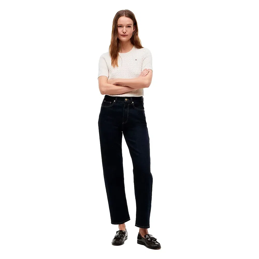 Женская юбка-плиссе с завышенной талией Tommy hilfiger, Black — фото 4