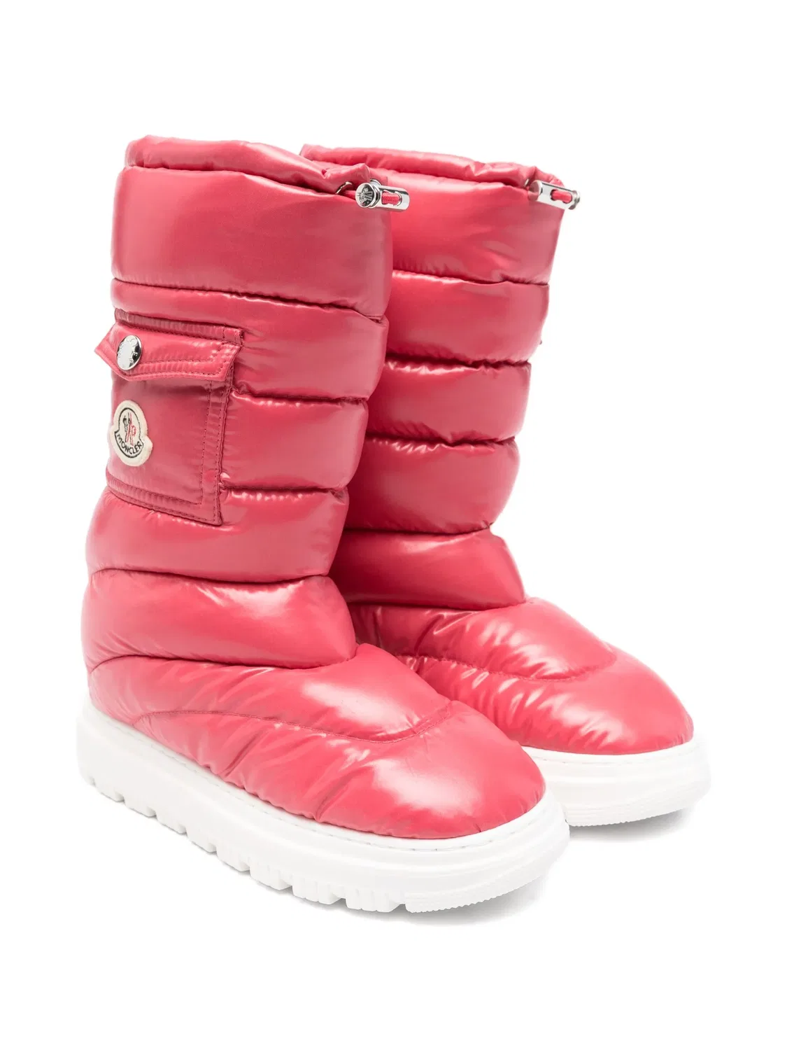 Утепленные ботинки Gaia Moncler, розовый