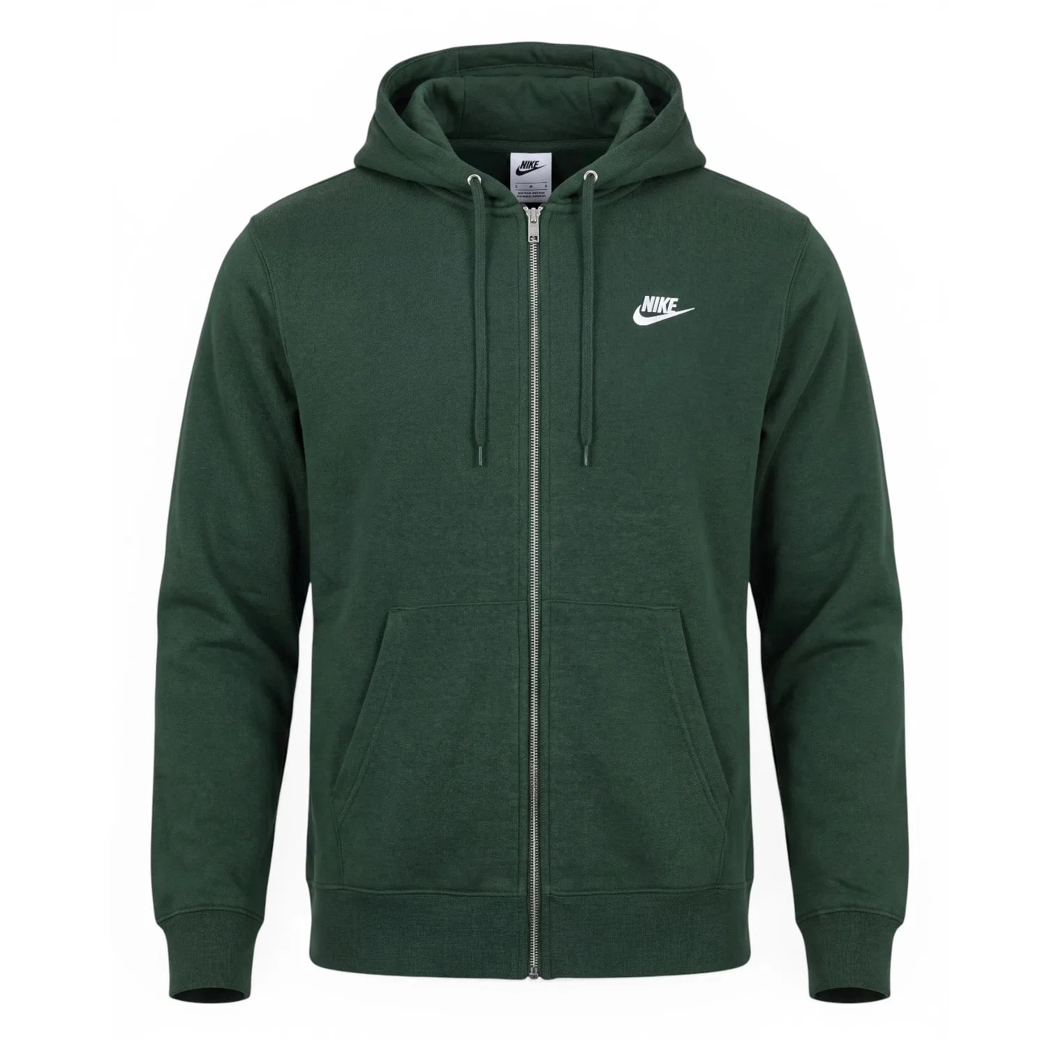 Худи с капюшоном Club Nike, темно-зеленый